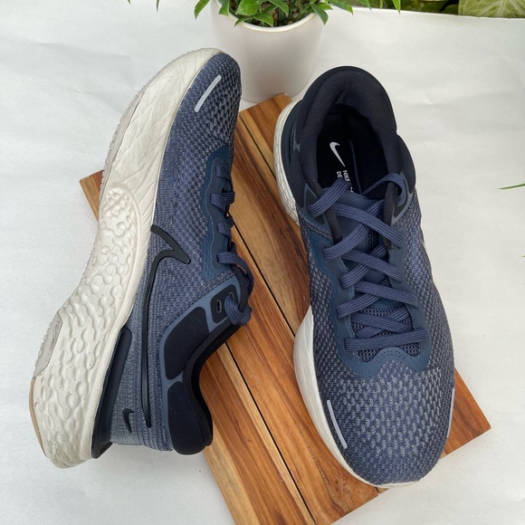 NIKE Zoomx Invincible Run Flyknit navy size 9 men - Picture 3 of 12